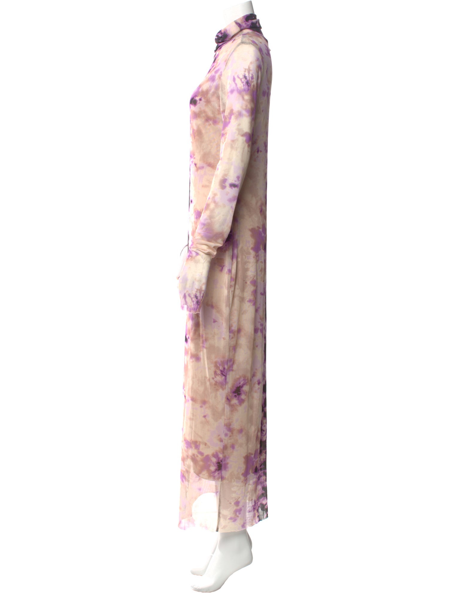 AFRM Tie-Dye Print Long Dress