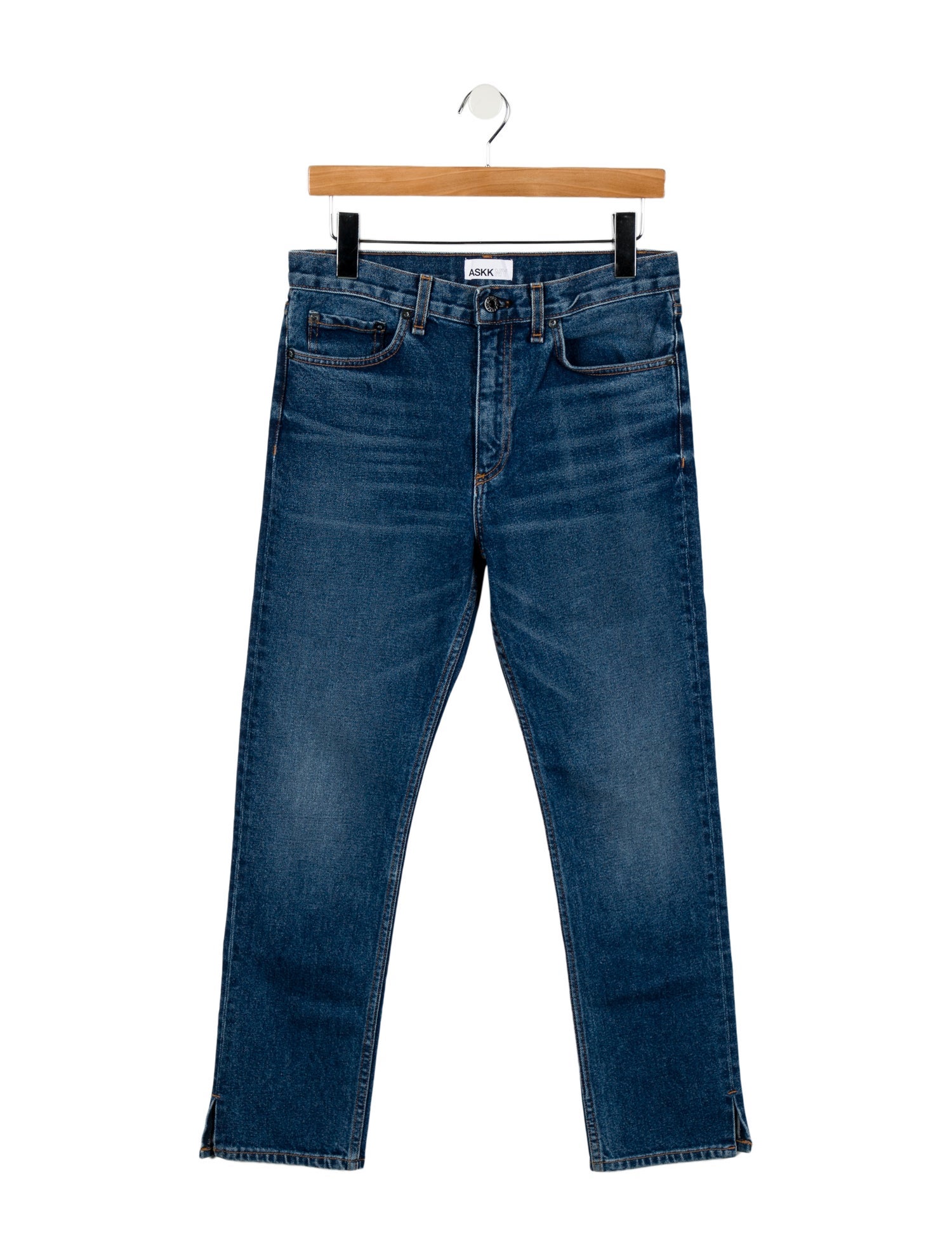 ASKK NY Mid-Rise Straight Leg Jeans w/ Tags