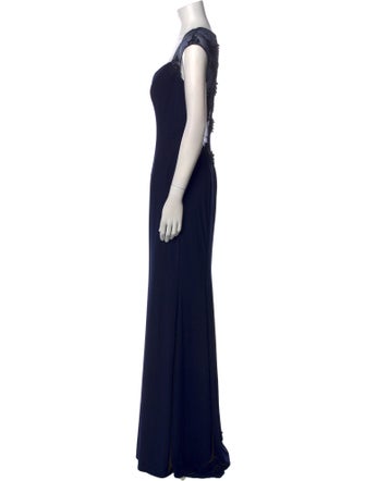 Alyce Paris V-Neck Long Dress