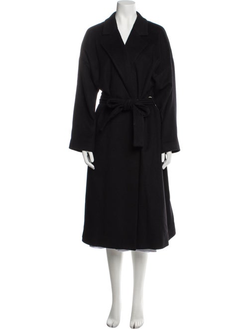 Annie P Virgin Wool Trench Coat