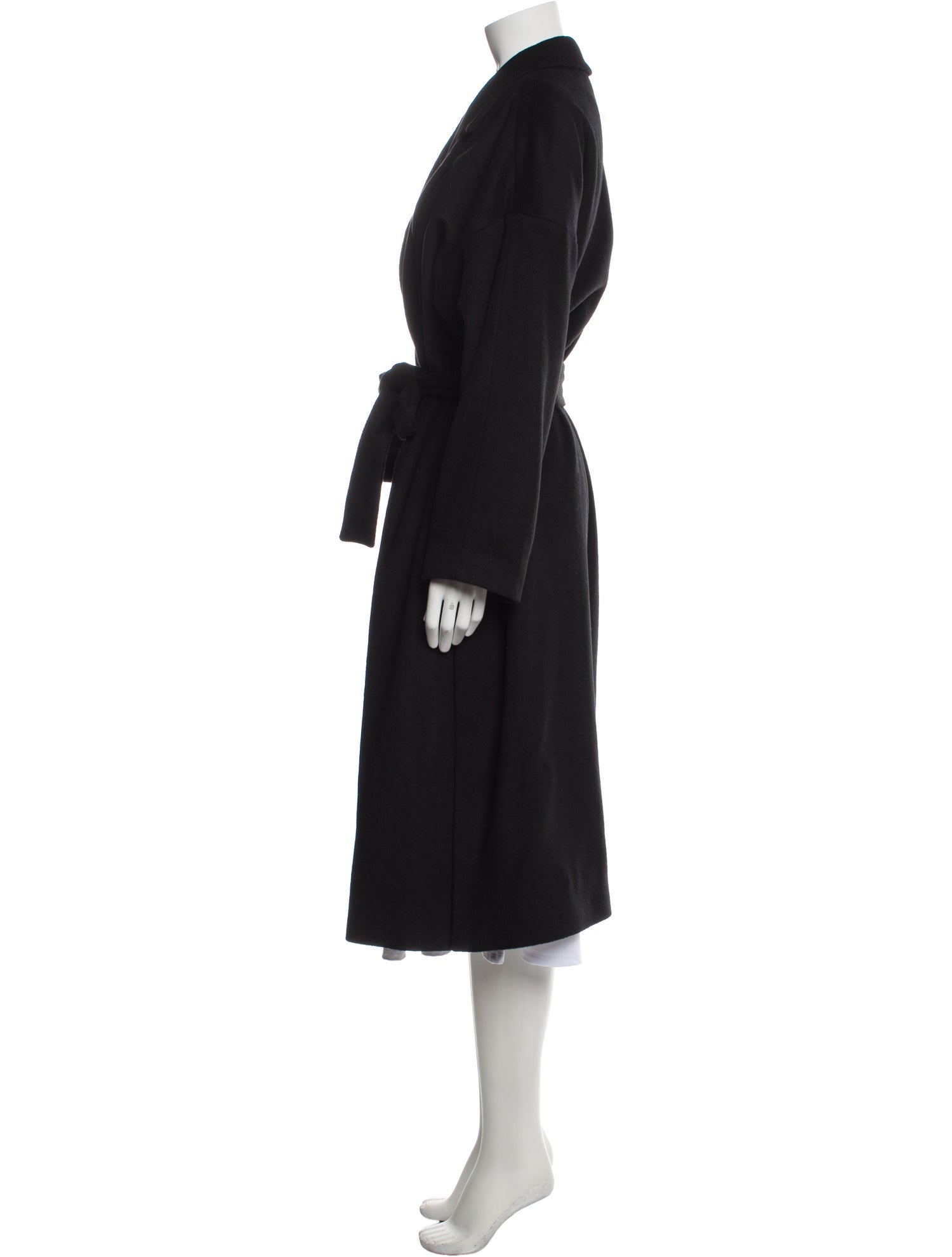 Annie P Virgin Wool Trench Coat