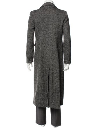 Annie P Virgin Wool Tweed Pattern Coat