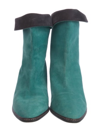 Andrea Pfister Suede Sock Boots
