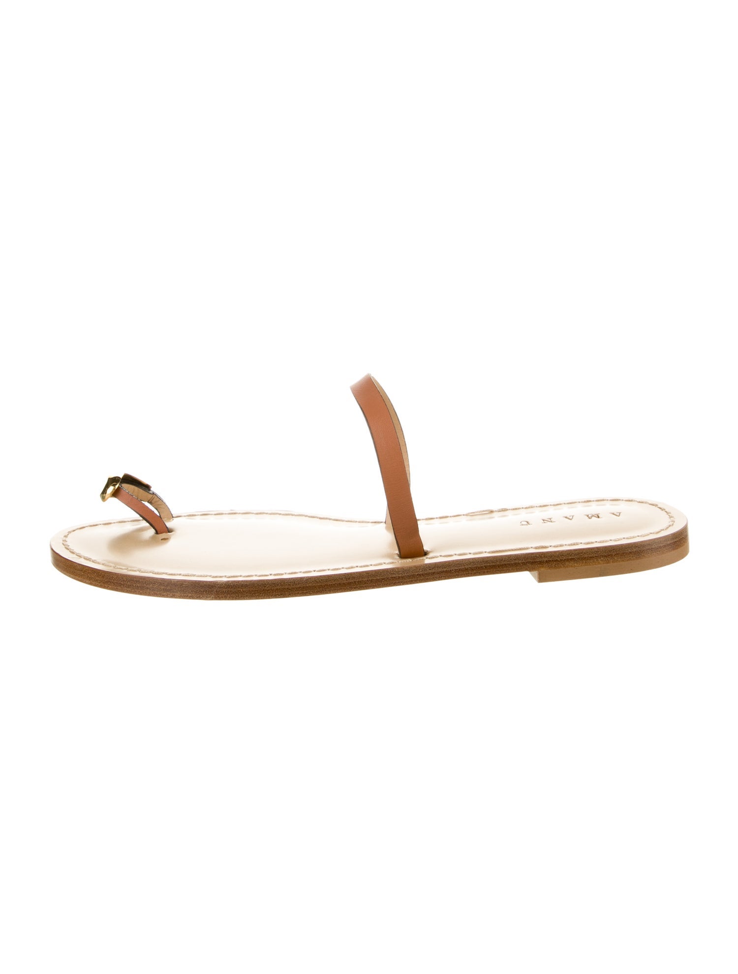 Amanu Leather Slides