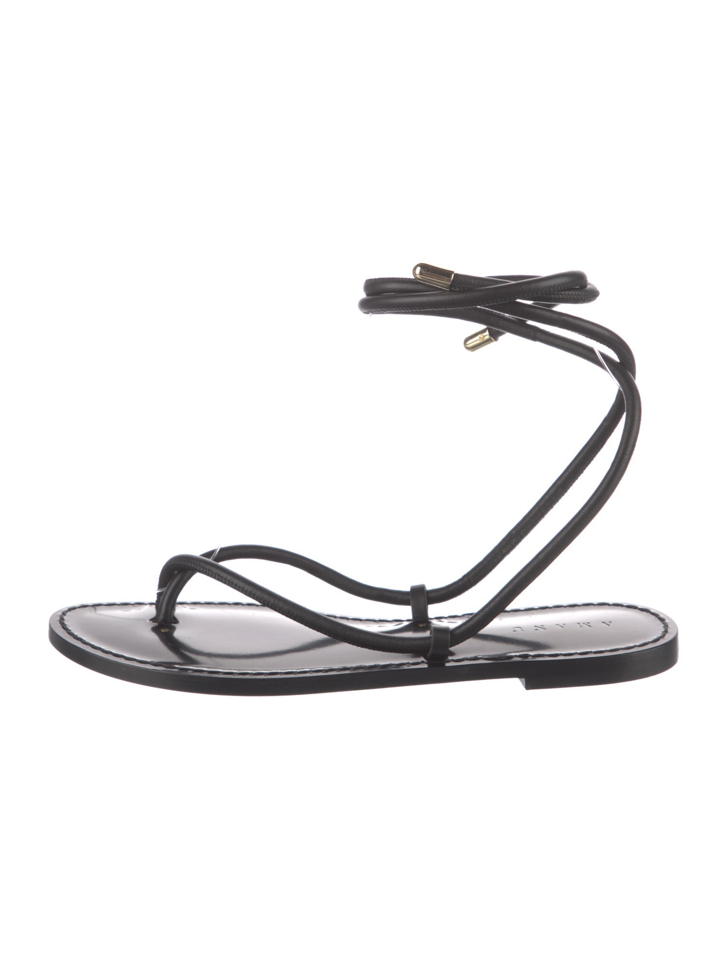 Amanu Vintage Leather Slingback Sandals