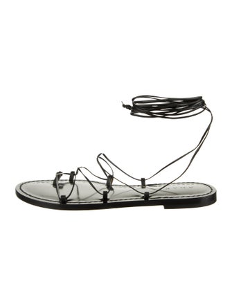 Amanu Leather Gladiator Sandals