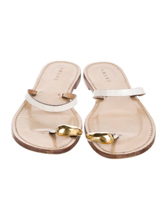 Amanu Leather Slides