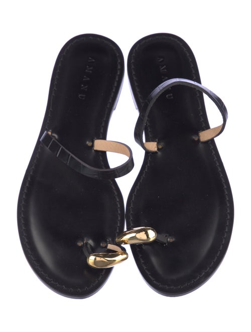 Amanu Leather Slides