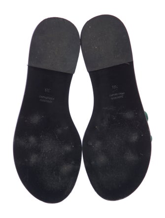 Amanu Leather Slides