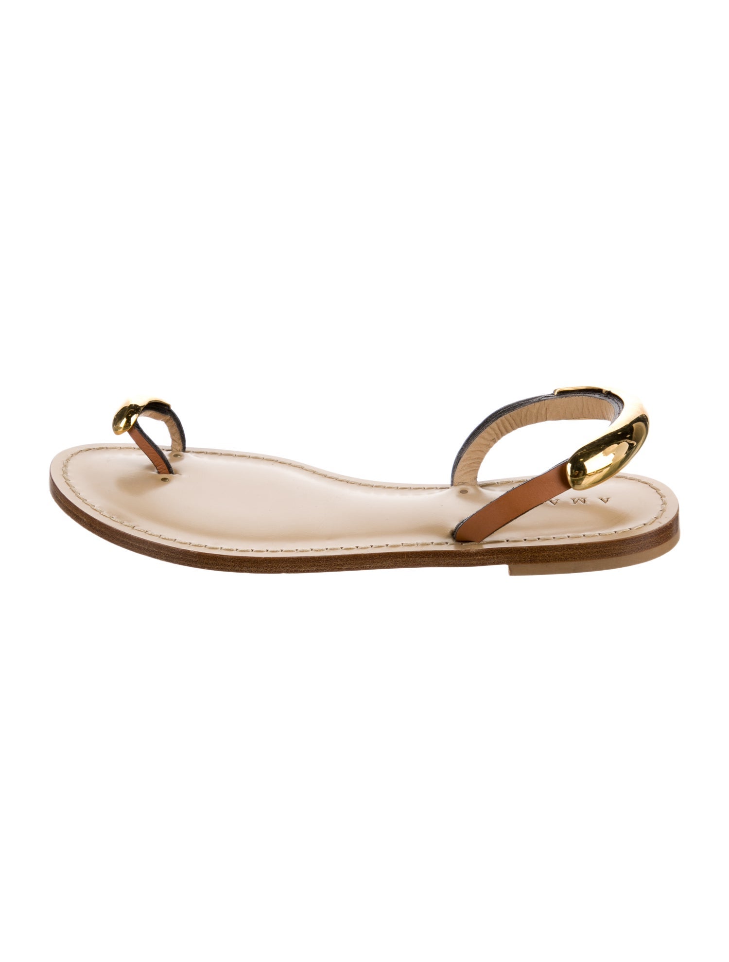 Amanu Leather Slingback Sandals