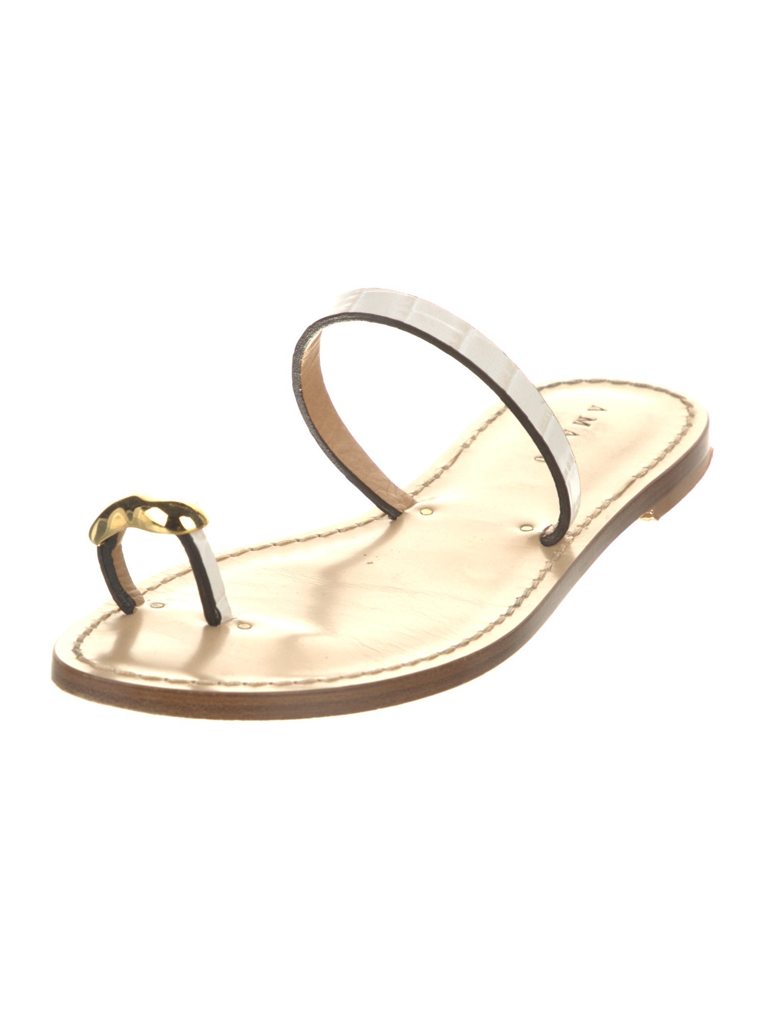Amanu Leather Slides