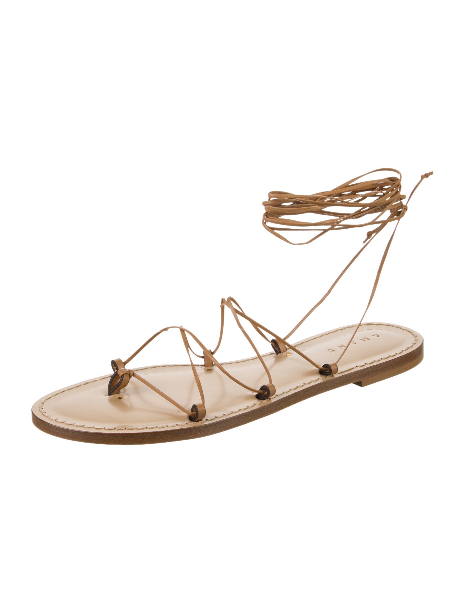 Amanu Leather Gladiator Sandals