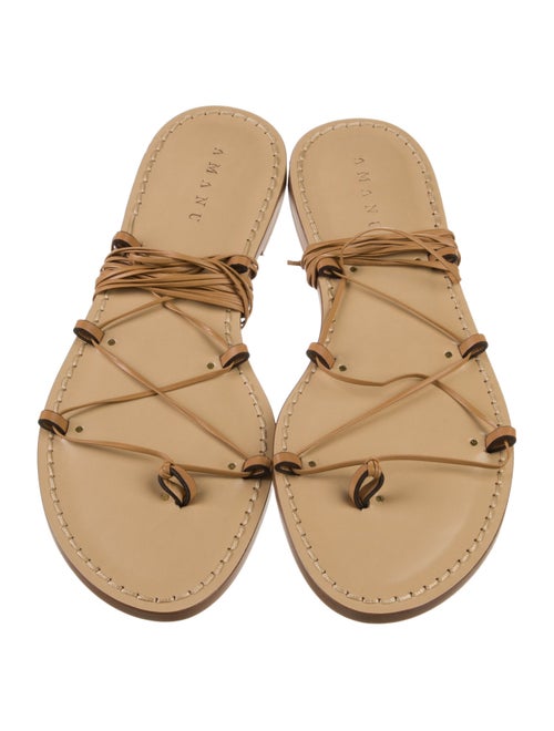 Amanu Leather Gladiator Sandals