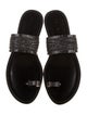 Amanu Straw Braided Accents Slides