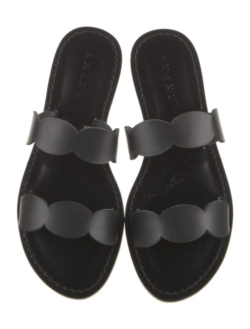 Amanu Leather Slides