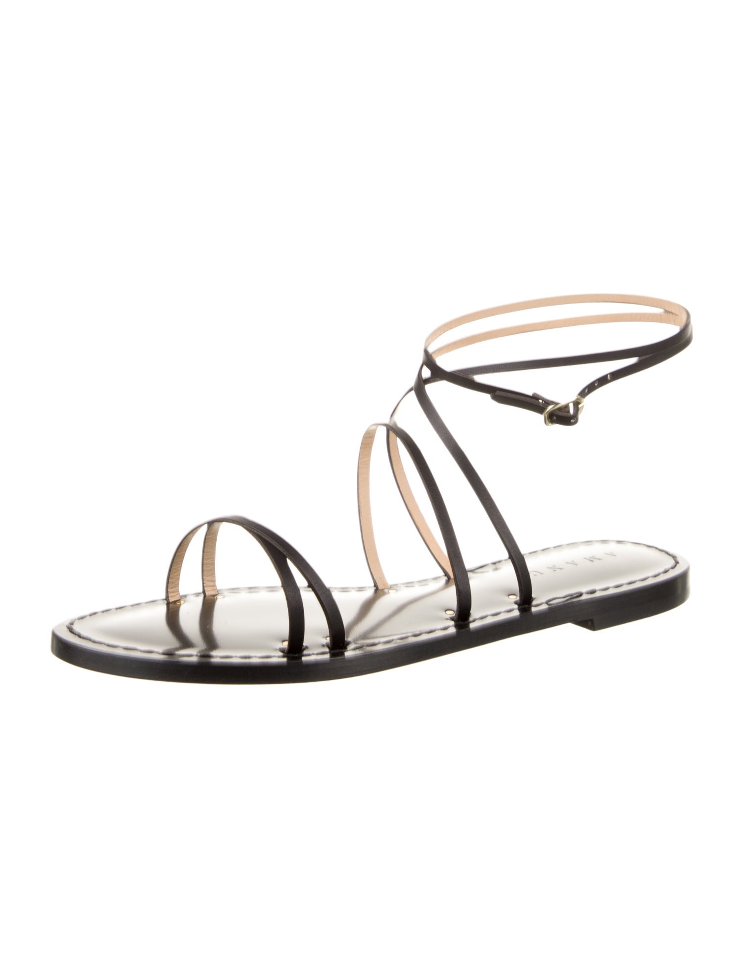 Amanu Leather Gladiator Sandals