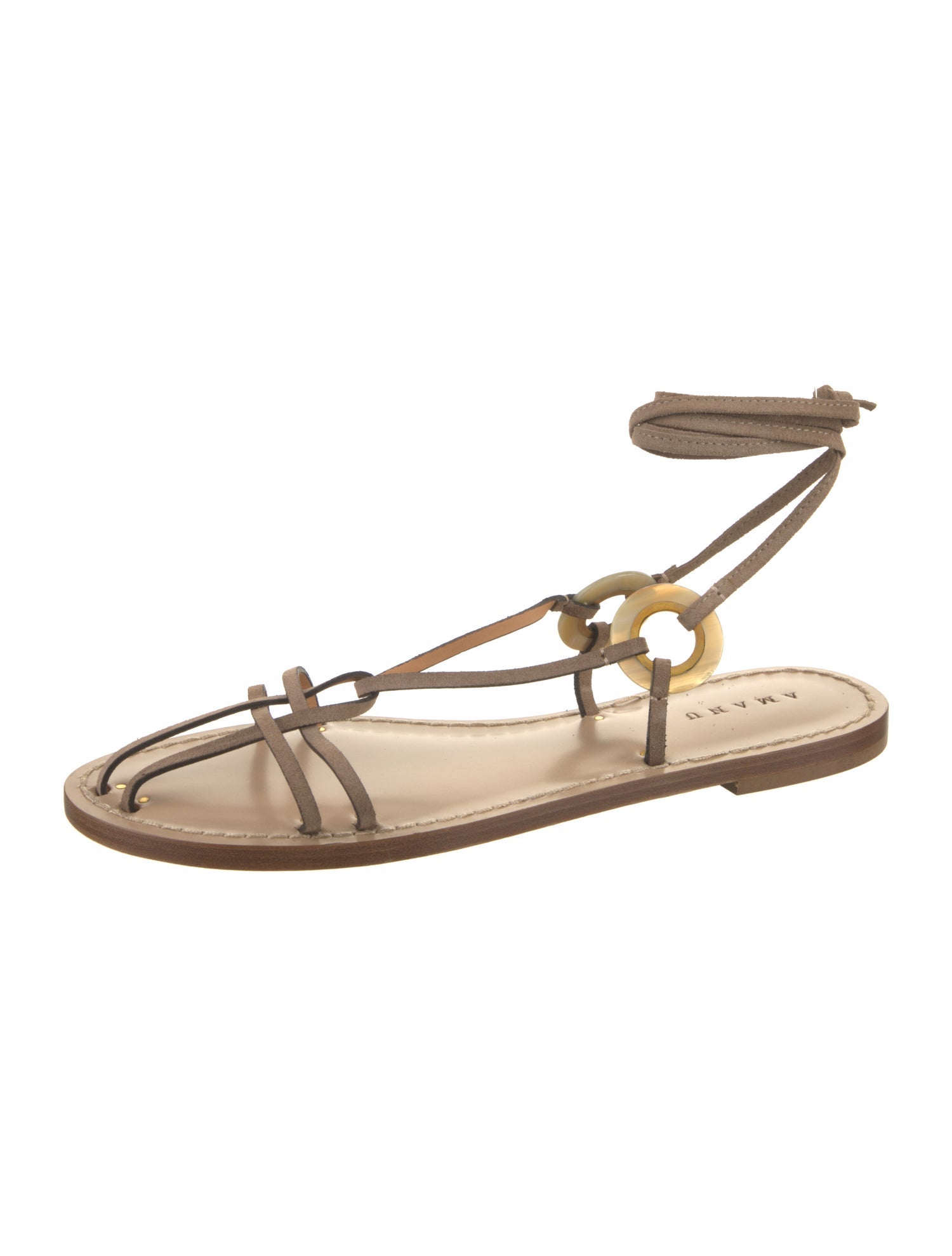 Amanu Suede Gladiator Sandals w/ Tags