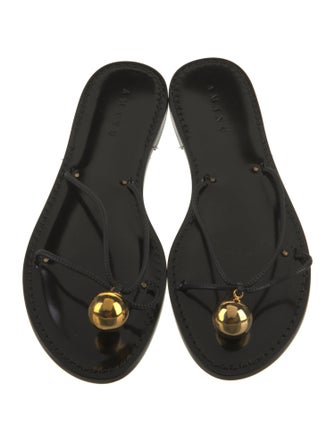 Amanu Leather Slides