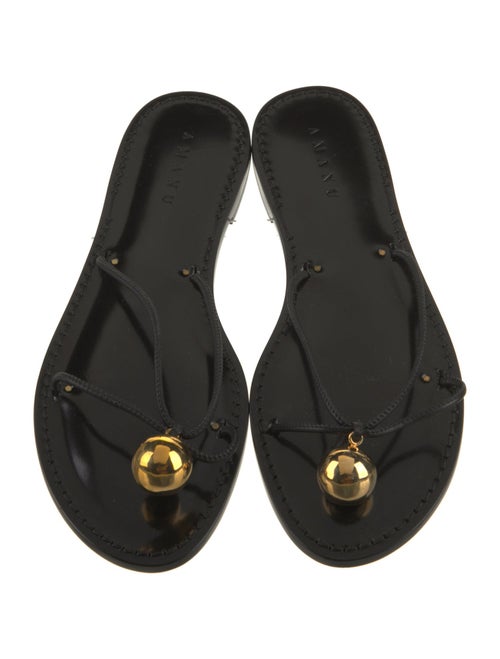 Amanu Leather Slides