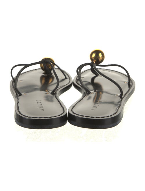 Amanu Leather Slides