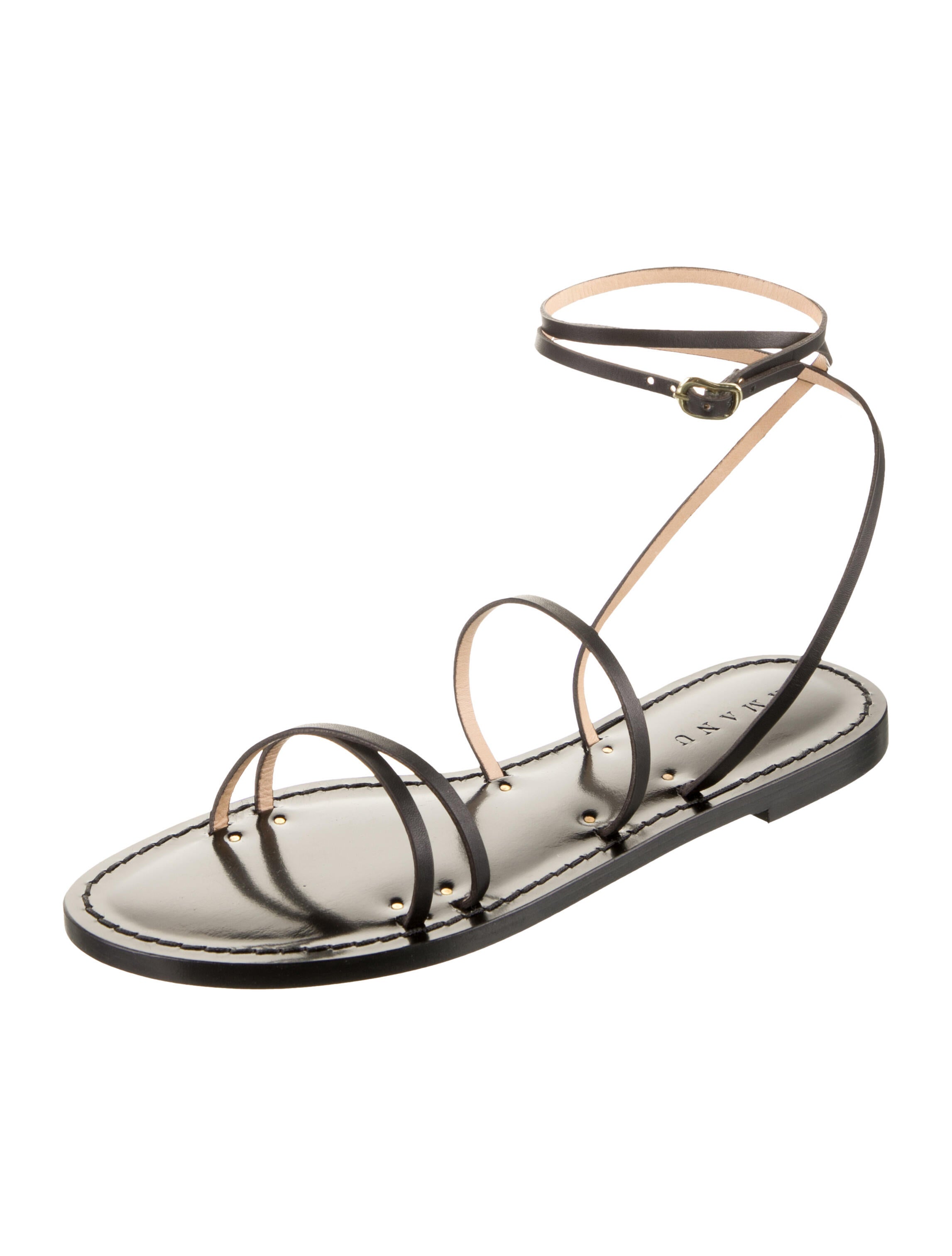 Amanu Leather Gladiator Sandals
