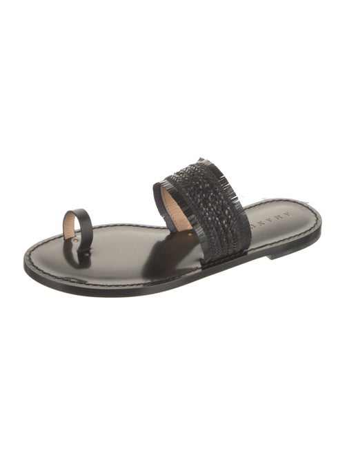Amanu Straw Braided Accents Slides