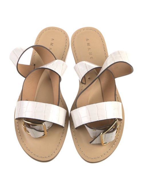 Amanu Leather Gladiator Sandals