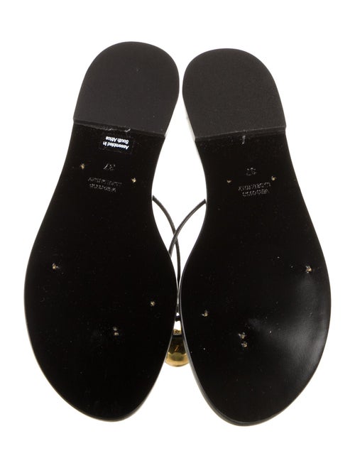 Amanu Leather Slides