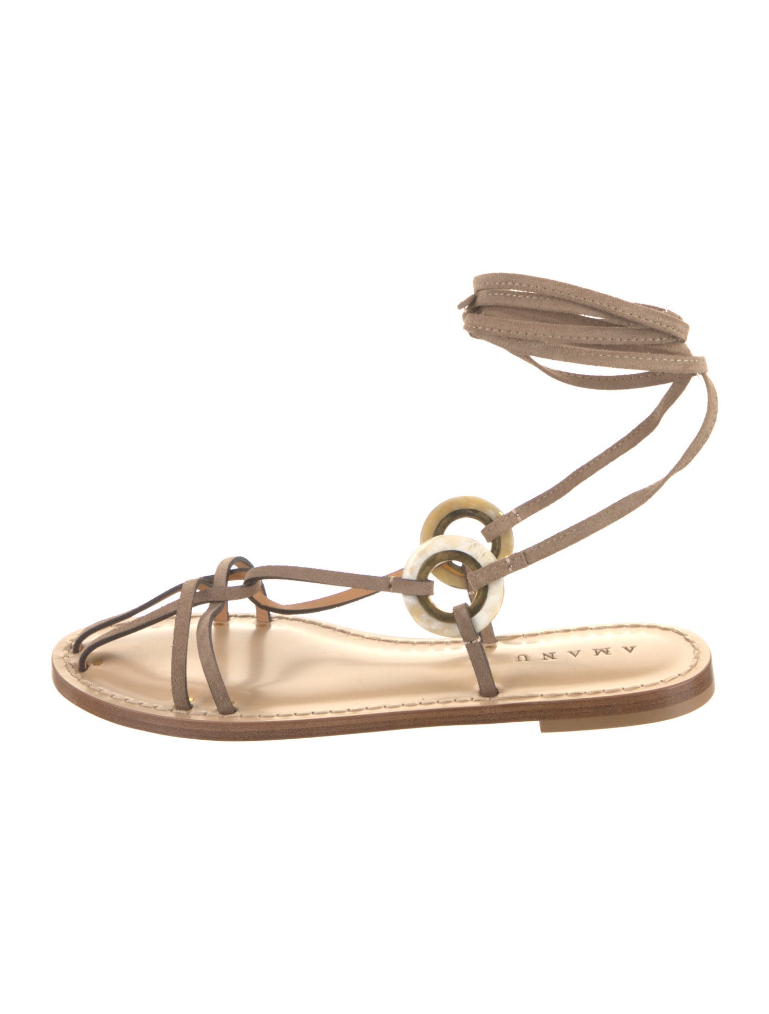 Amanu Suede Gladiator Sandals