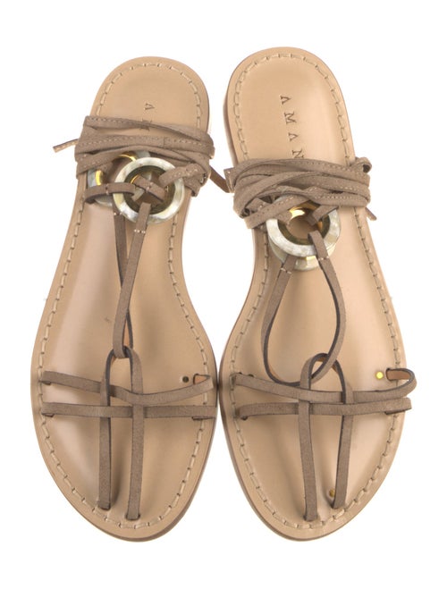 Amanu Suede Gladiator Sandals
