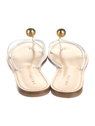 Amanu Leather Slides