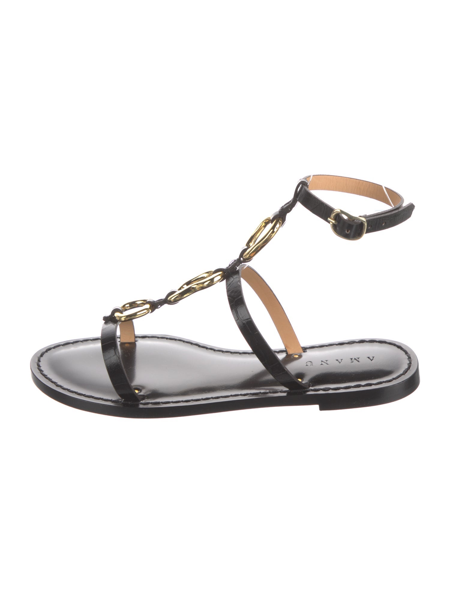 Amanu Leather Gladiator Sandals
