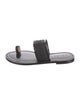 Amanu Straw Braided Accents Slides