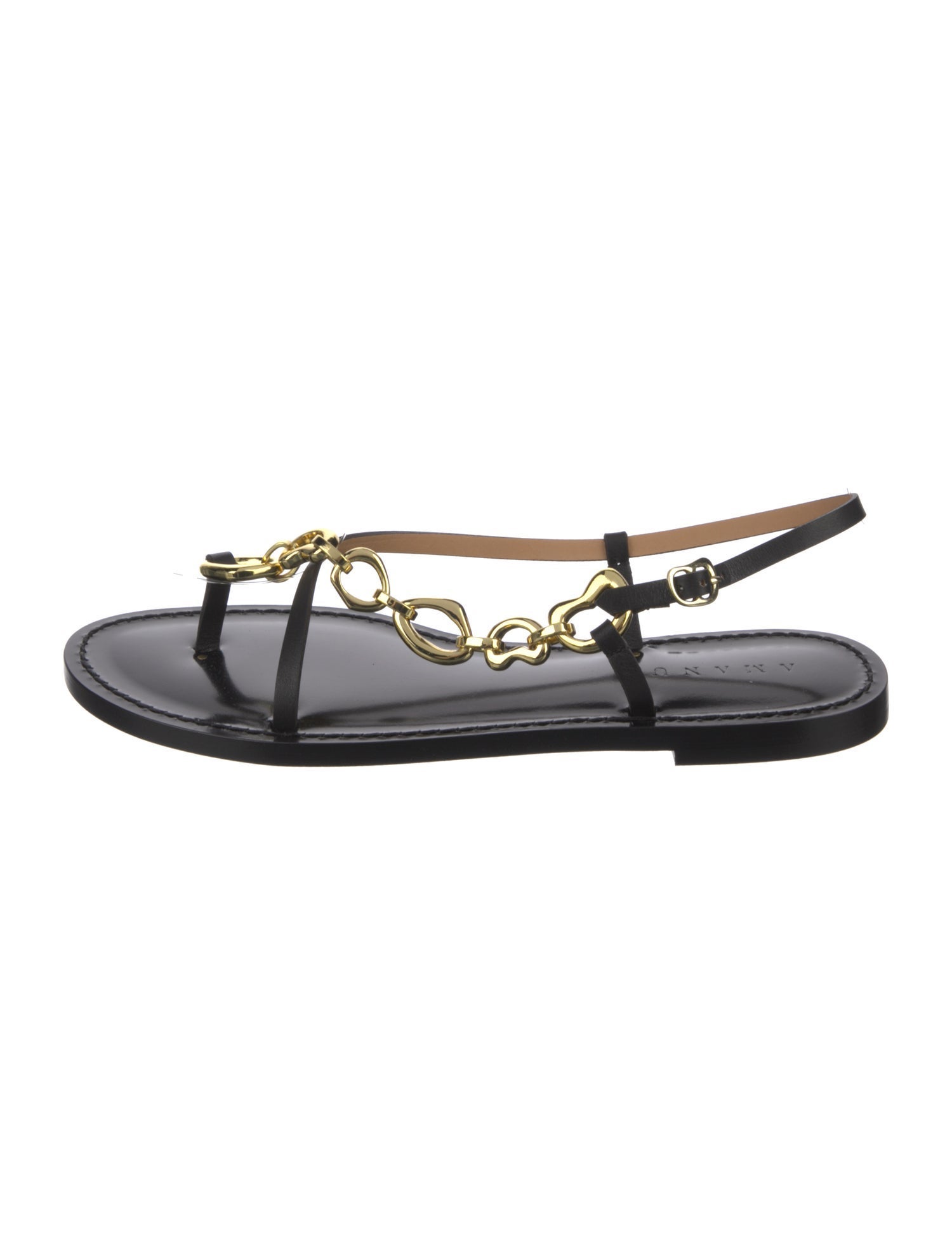 Amanu Leather Slingback Sandals w/ Tags