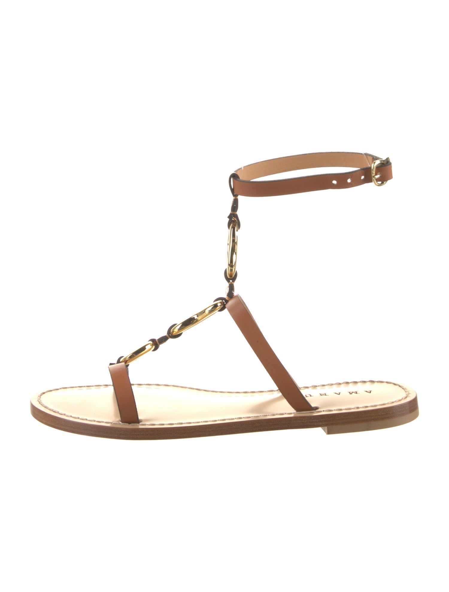 Amanu Leather Gladiator Sandals w/ Tags