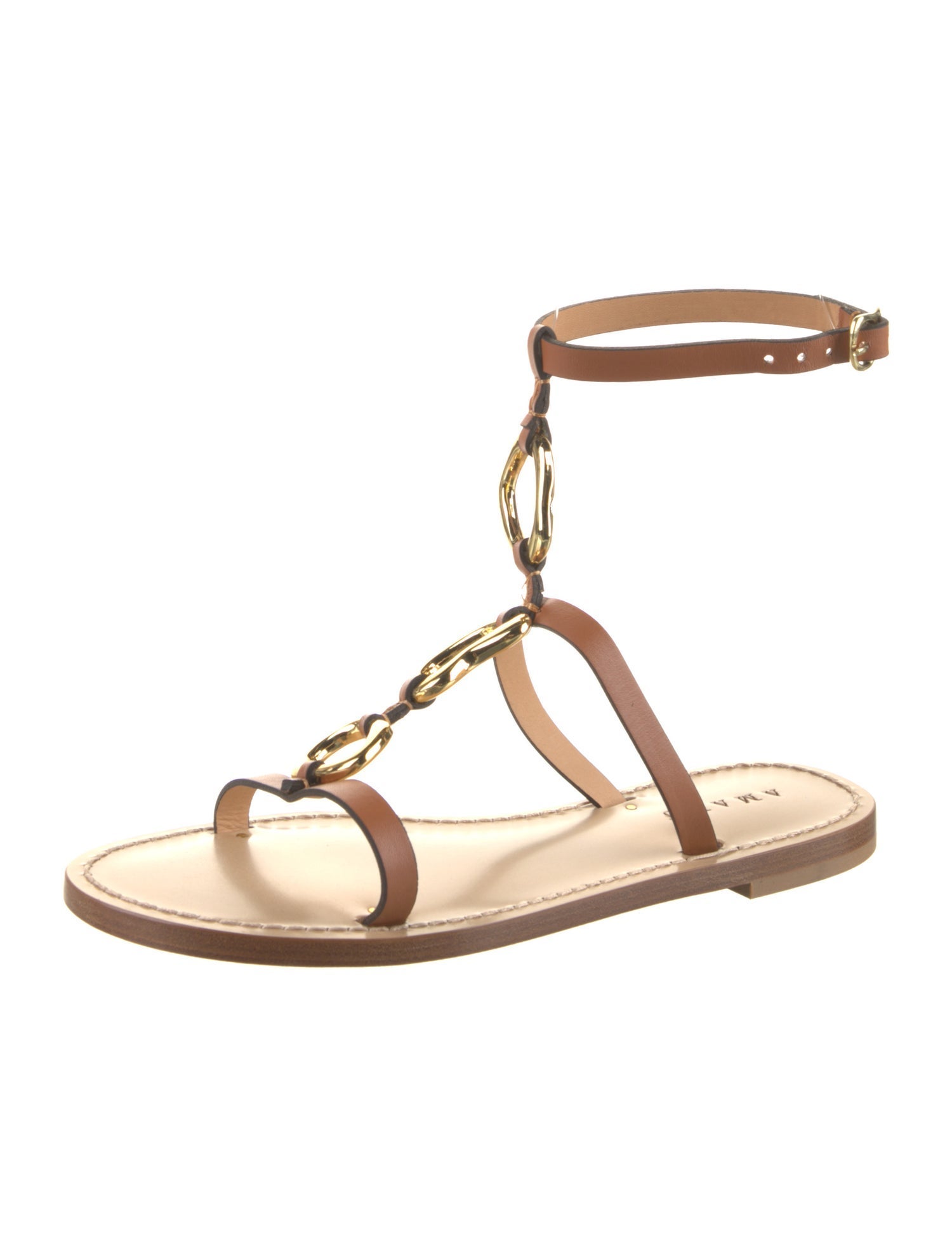 Amanu Leather Gladiator Sandals w/ Tags