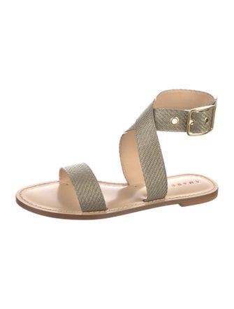 Amanu Rattan Gladiator Sandals