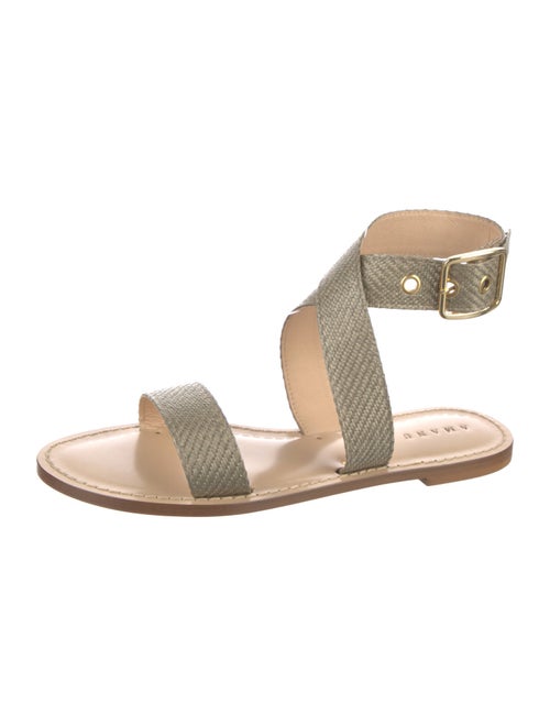 Amanu Rattan Gladiator Sandals