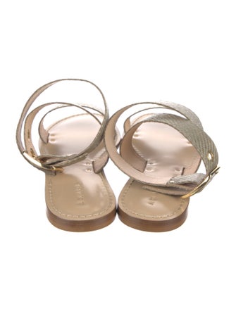 Amanu Rattan Gladiator Sandals