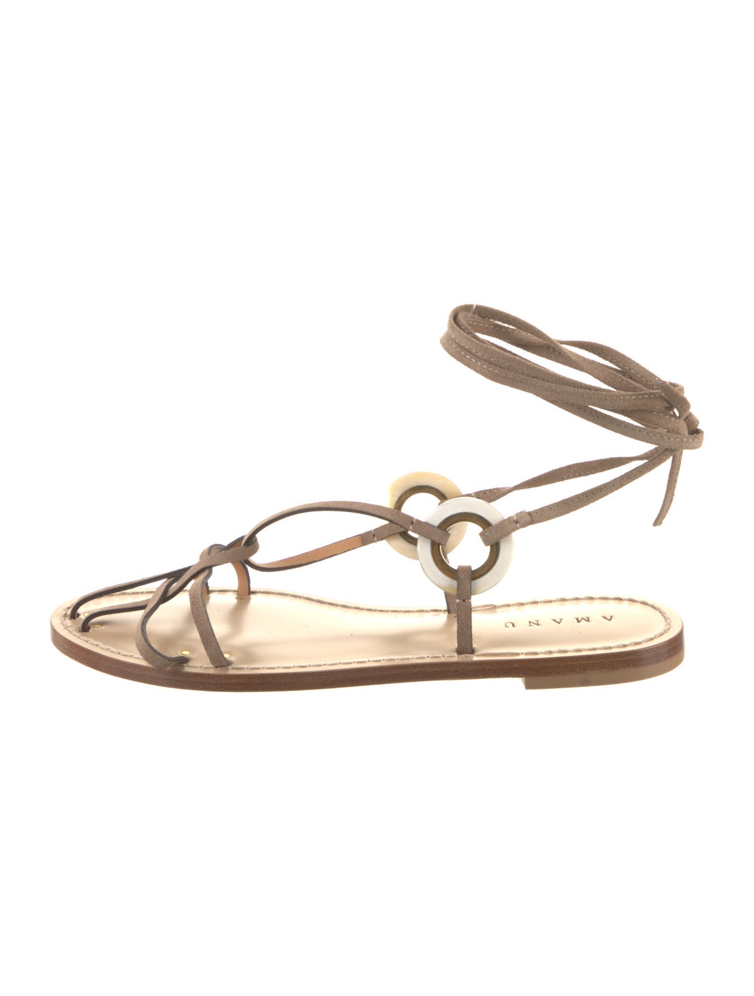 Amanu Leather Gladiator Sandals w/ Tags