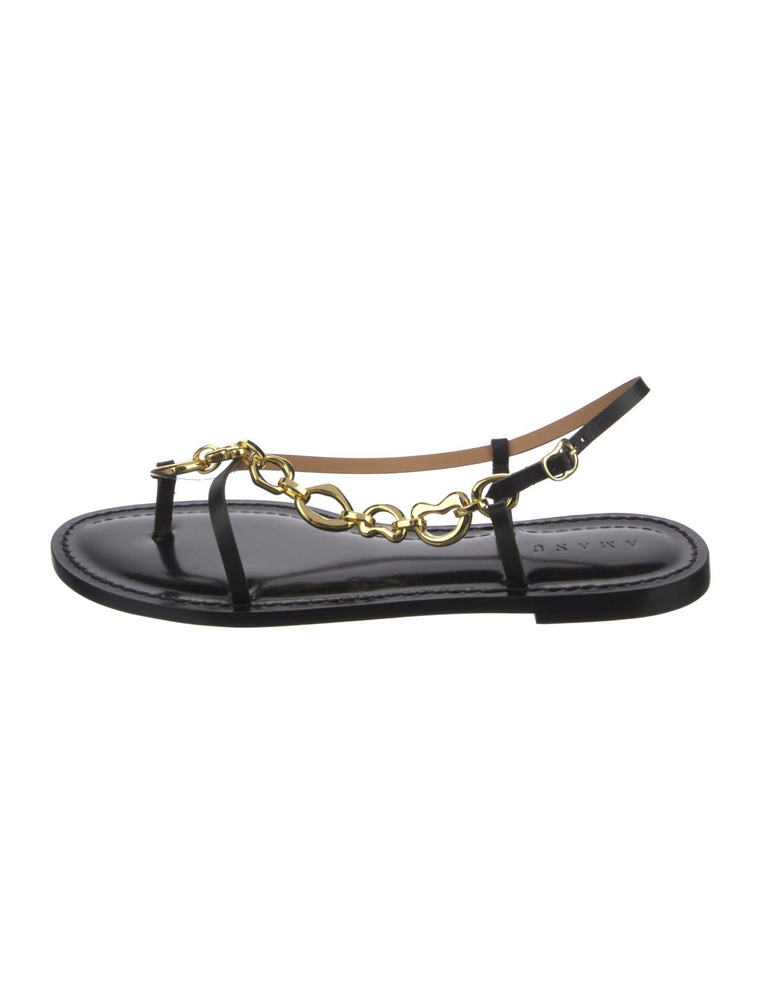 Amanu Leather Slingback Sandals w/ Tags