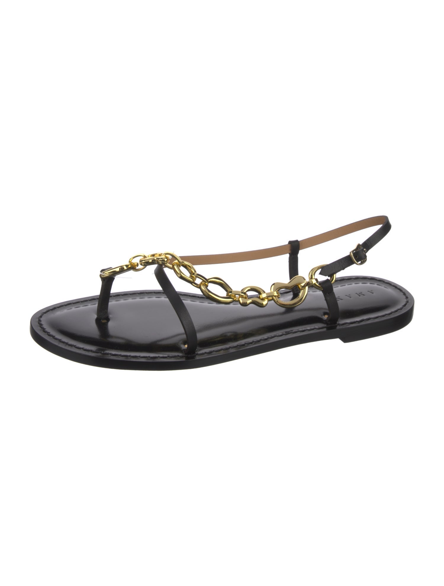 Amanu Leather Slingback Sandals w/ Tags