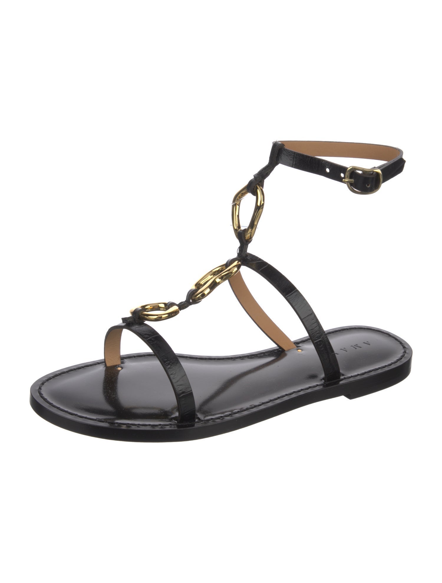 Amanu Leather Gladiator Sandals w/ Tags