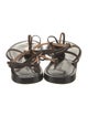 Amanu Leather T-Strap Sandals