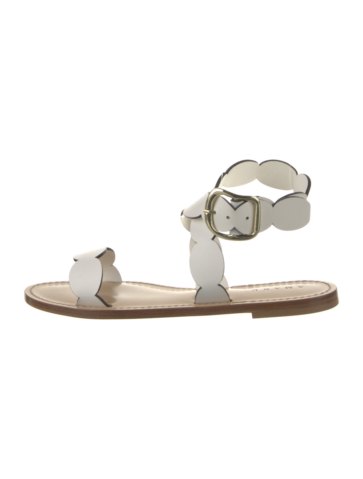 Amanu Leather Slingback Sandals