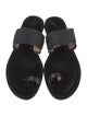 Amanu Leather Braided Accents Slides
