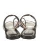 Amanu Leather Printed Slides