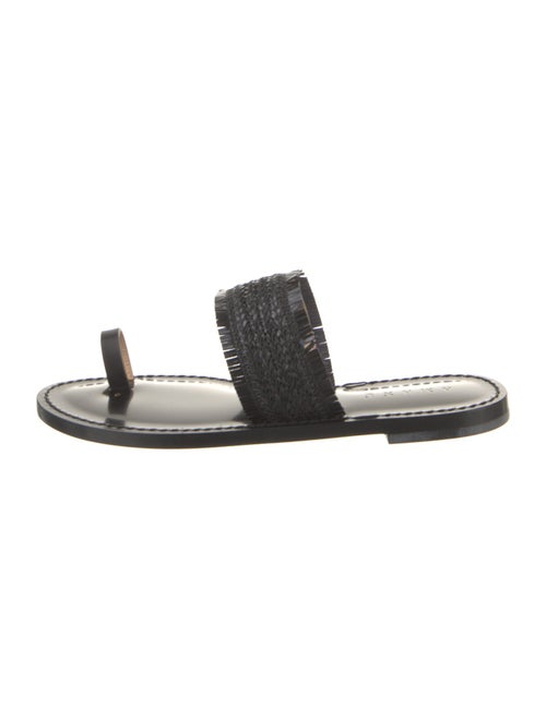 Amanu Leather Slides