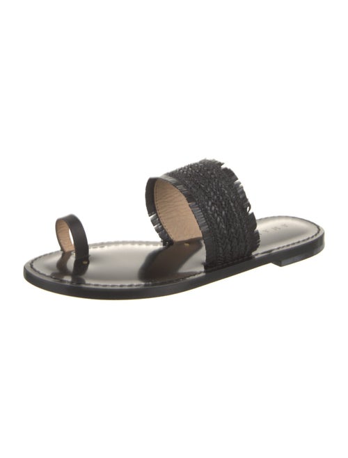 Amanu Leather Slides