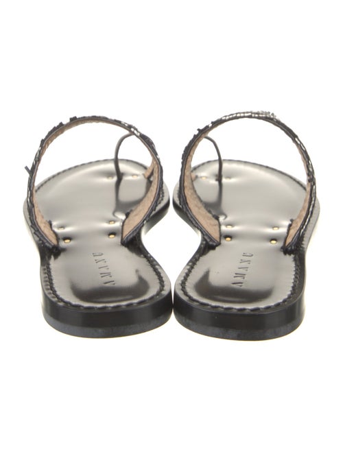 Amanu Leather Slides